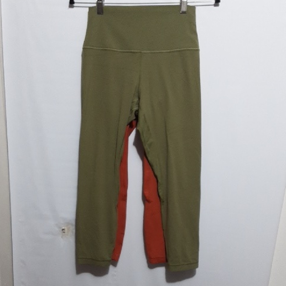 Lululemon Align High Rise Olive and Rust Leggings (Bundle 2)
